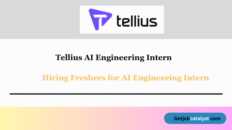 AI Engineering Intern – Remote | Tellius