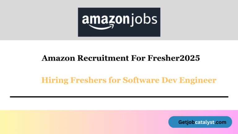 Amazon Off Campus Drive 2025: Hiring Software Development Engineer I