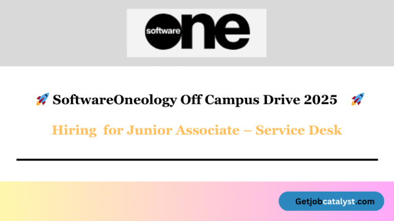 Junior Associate – Service Desk | SoftwareOne