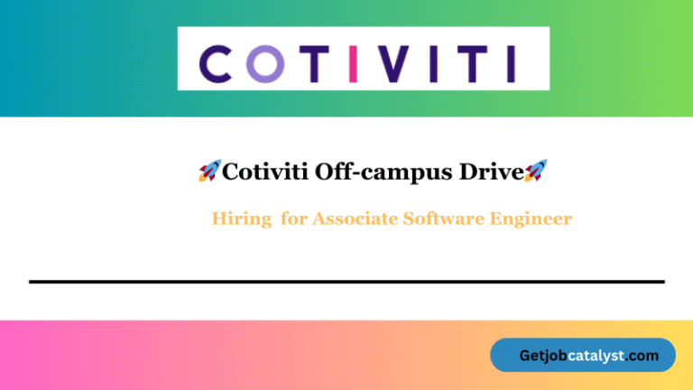 Cotiviti Off Campus Hiring For Associate Software Engineer