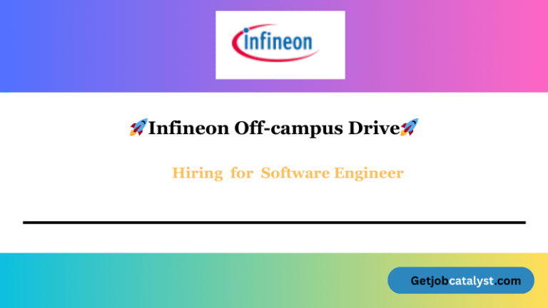 Infineon Off Campus Hiring For Software Engineer