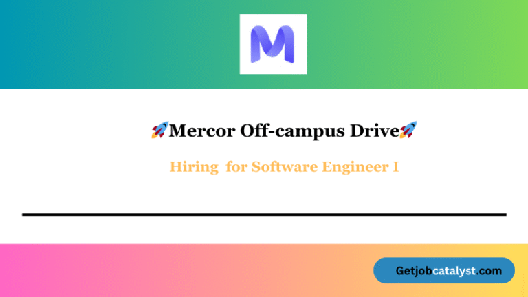 Software Engineer I – Mercor (Full-Time, India