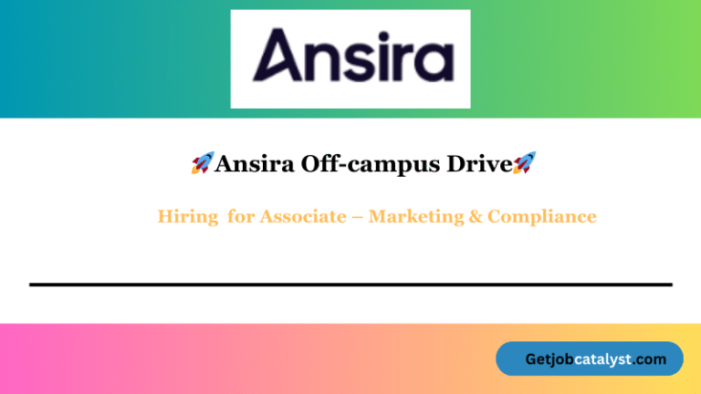 Ansira is Hiring: Associate – Marketing & Compliance