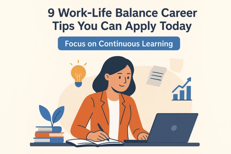 9 Work-Life Balance Career Tips You Can Apply Today