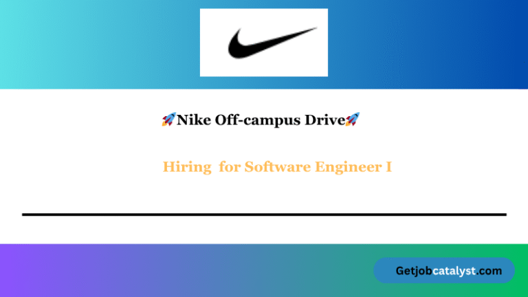Nike Off Campus Hiring For Software Engineer I