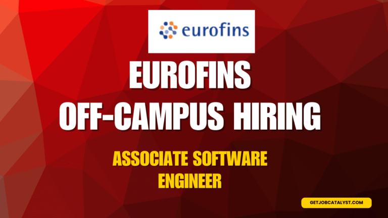 Eurofins Off-Campus Hiring For Associate Software Engineer