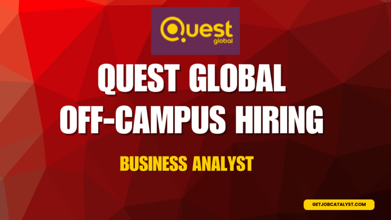 Quest Global Off-Campus Hiring For Business Analyst