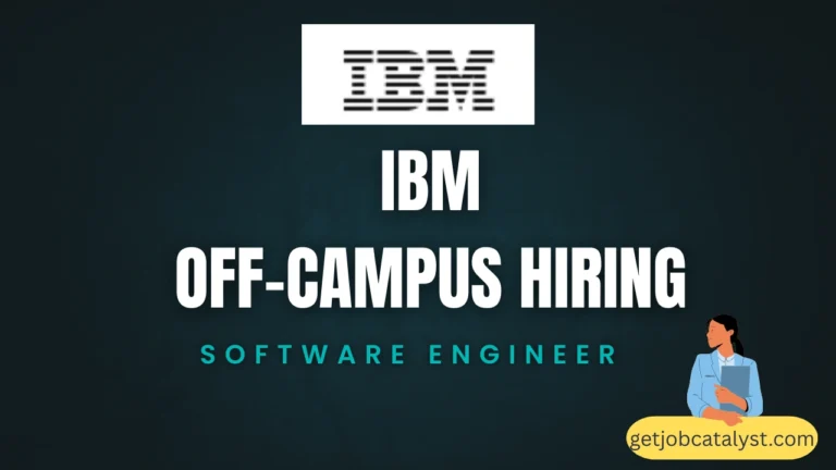 IBM Off-Campus Hiring For Software Engineer