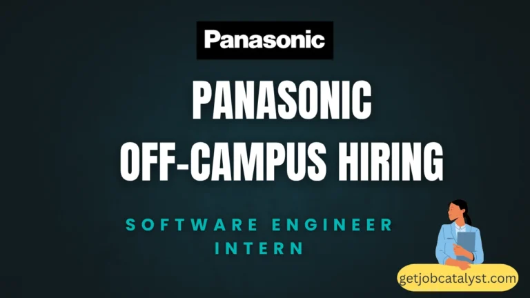 Panasonic Off-Campus Drive For Software Engineering Intern