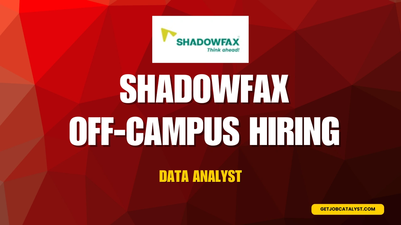 Shadowfax Off-Campus Hiring For Data Analyst