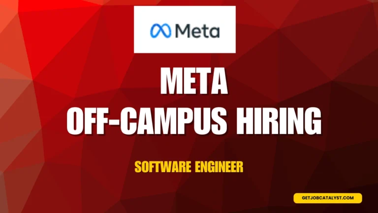 Meta Off-Campus Hiring For Software Engineer