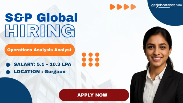 S&P Global Off-Campus Hiring 2025: Operations Analysis Analyst Role